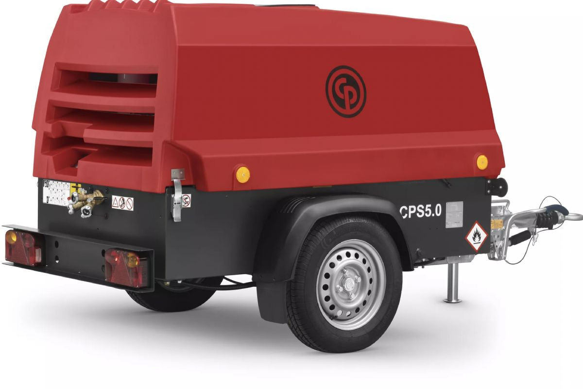 【激レア】PSK │コンプレッサー / Compressor CPS-5 Chicago Pneumatic Portable Diesel Compressor CPS 5.0 RED ROCK